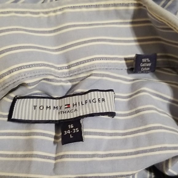 Tommy Hilfiger men's button down dress shirt large - Picture 16 of 16